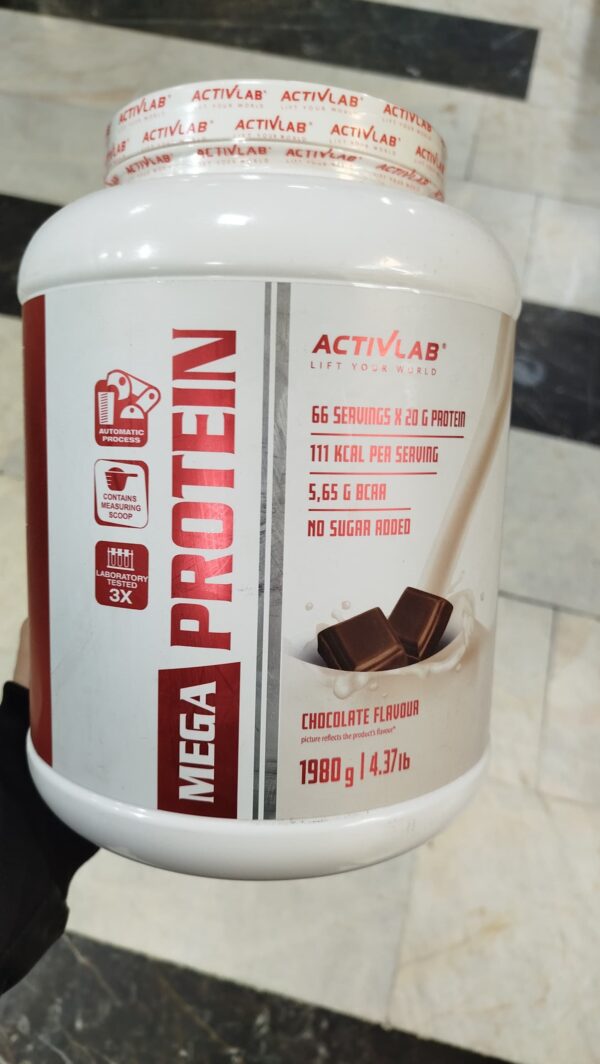 مگا پروتئین اکتیولب 1980 گرم ActiveLab Mega PROtein Jar - تصویر 2