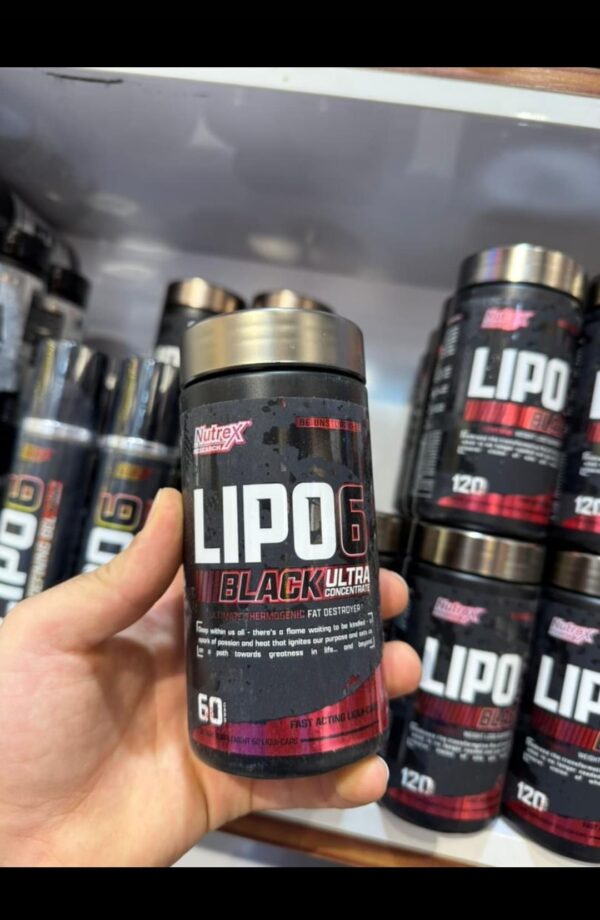 لیپو۶ بلک اولترا ۶۰عددی Nutrex Lipo-6 Black - تصویر 3