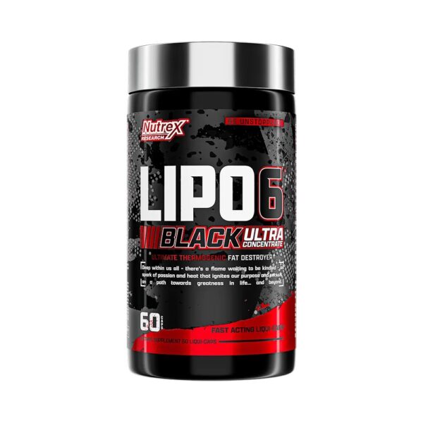 لیپو۶ بلک اولترا ۶۰عددی Nutrex Lipo-6 Black